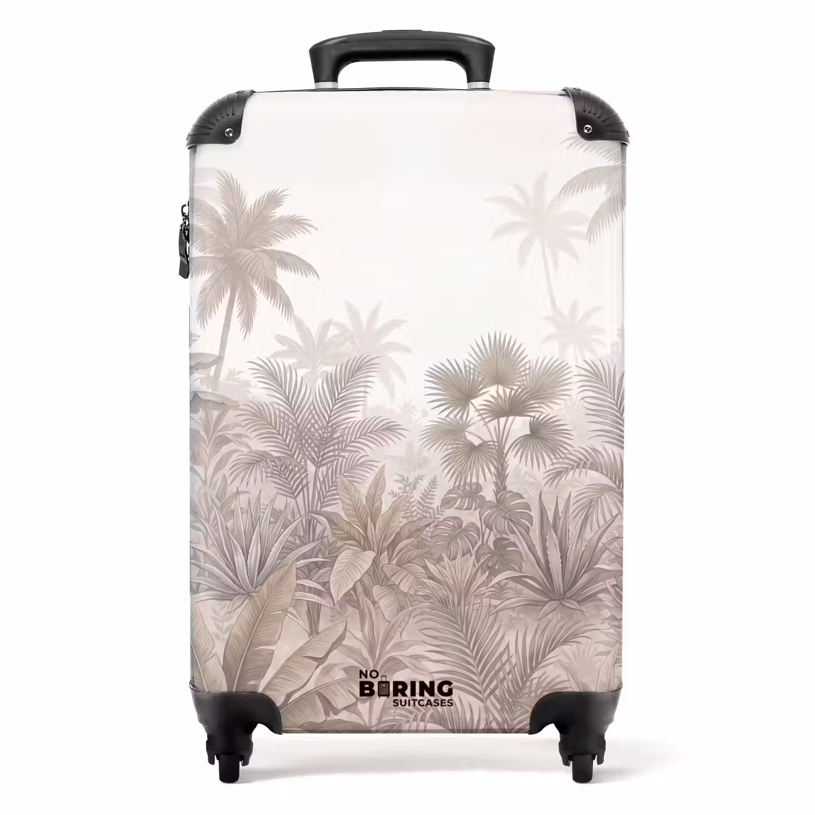 Valise - Jungle - Tropical - Nature - Vintage - Beige — 1