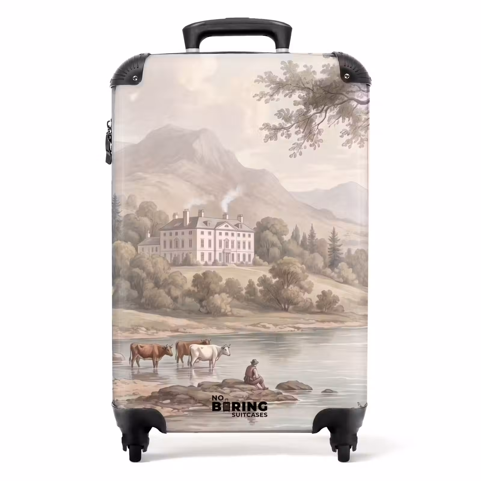 Valise - Manoir - Rivière - Bétail — 1