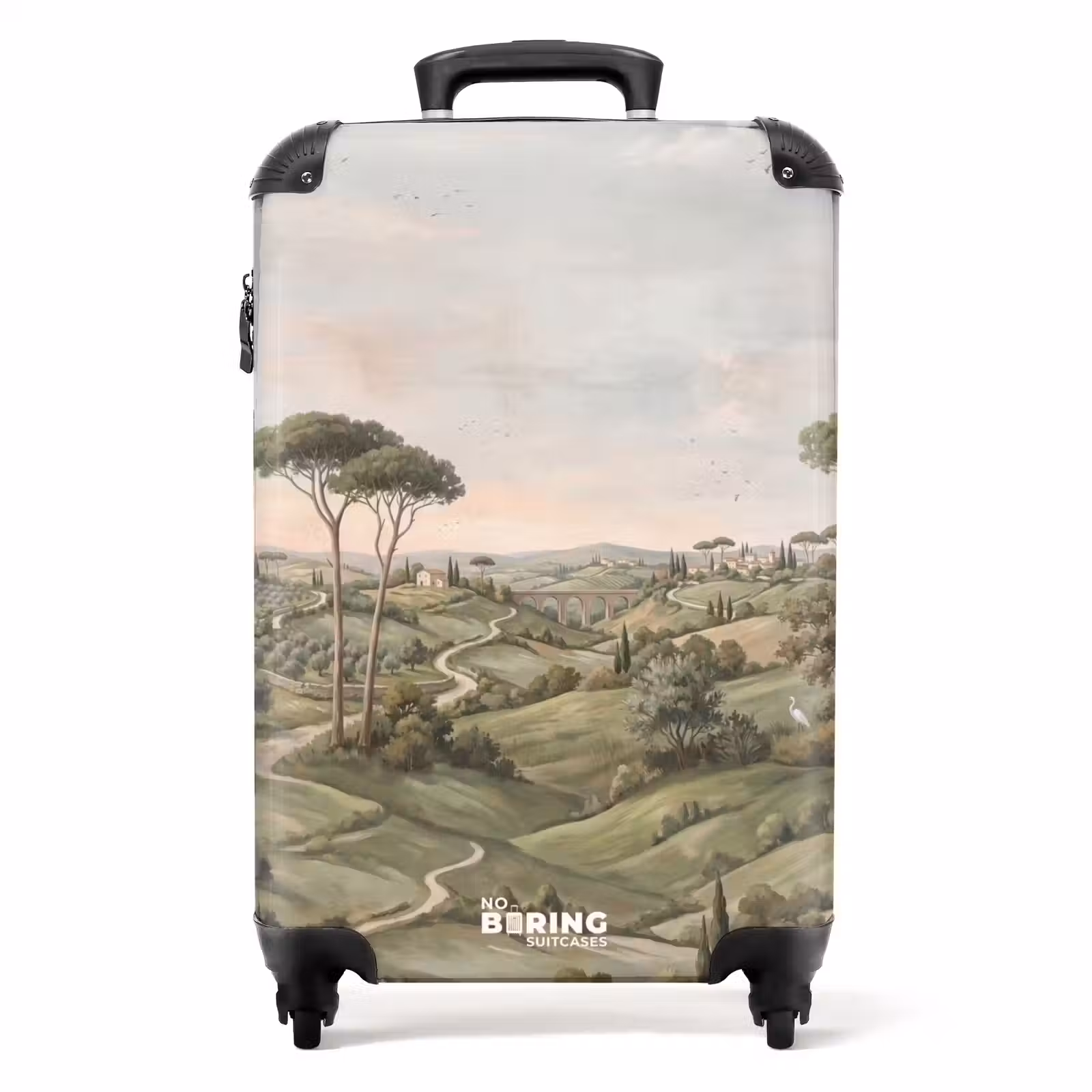 Valise - Paysage - Collines - Chemin de sable - Vert — 1