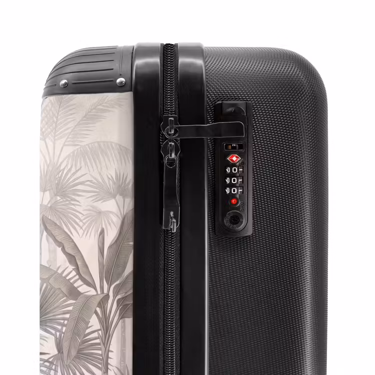 Valise - Jungle - Arbre à nœuds - Colibri - Beige — 6