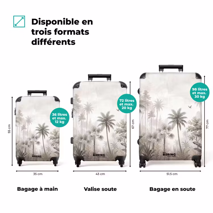 Valise - Jungle - Palmiers - Nature — 3