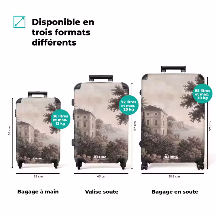 Valise - Mer - Villa - Beige — 3