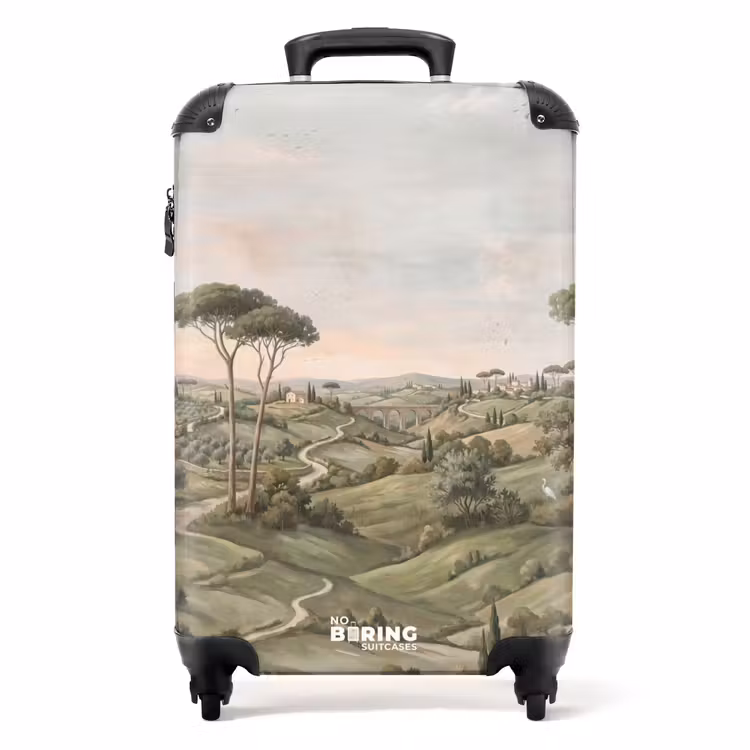 Valise - Paysage - Collines - Chemin de sable - Vert — 1