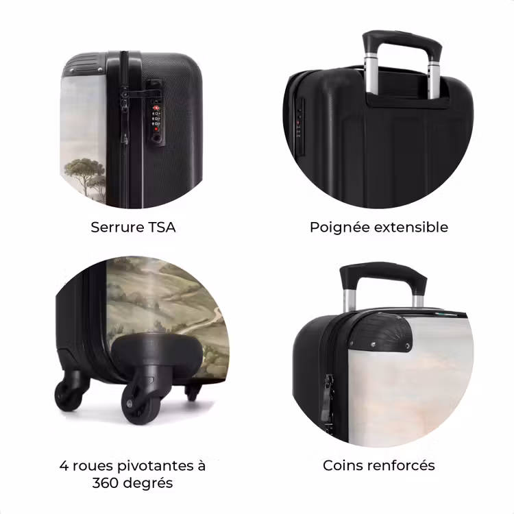 Valise - Paysage - Collines - Chemin de sable - Vert — 8
