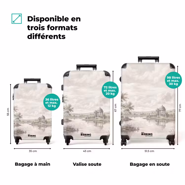 Valise - Paysage - Eau - Nature - Sépia — 3