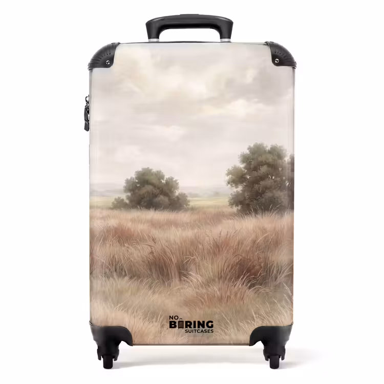 Valise - Paysage - Minimaliste - Beige — 1
