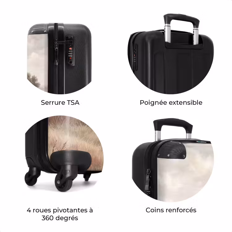 Valise - Paysage - Minimaliste - Beige — 8