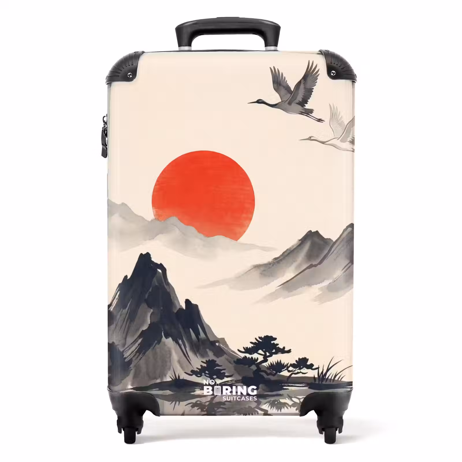 Valise - Orient - Grues cendrées - Paysage — 1