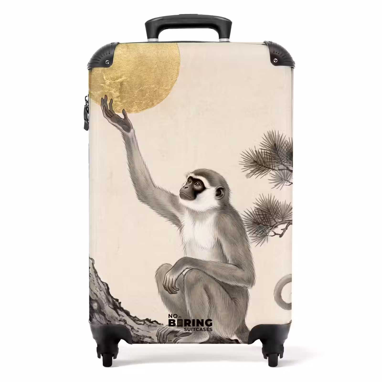 Valise - Singe - Lune - Or — 1