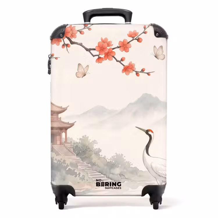 Valise - Grue cendrée - Asie - Classique — 1