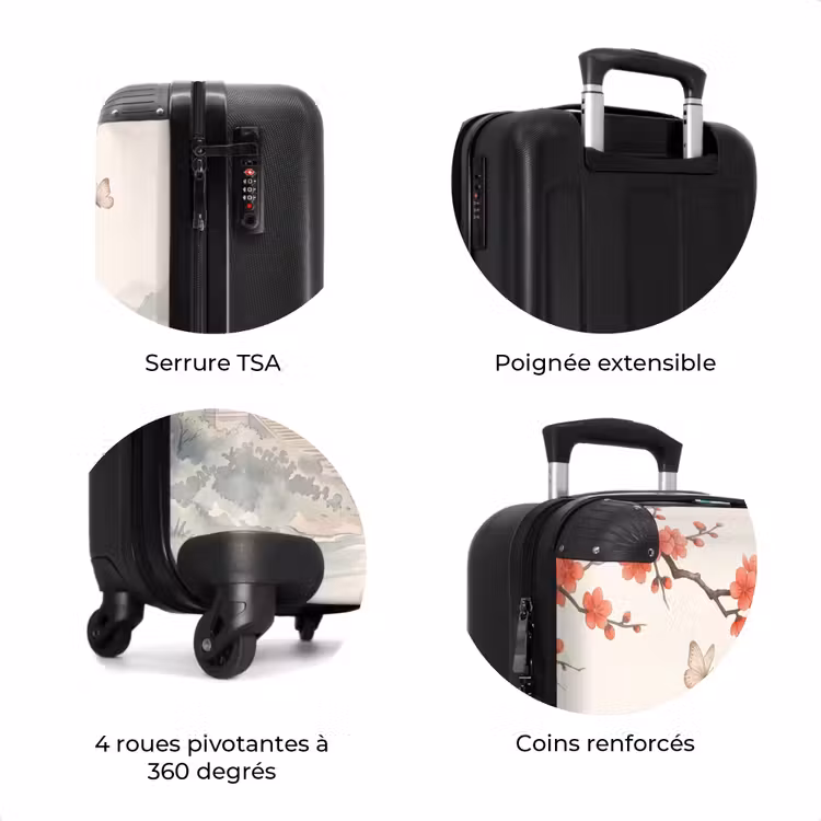 Valise - Grue cendrée - Asie - Classique — 8