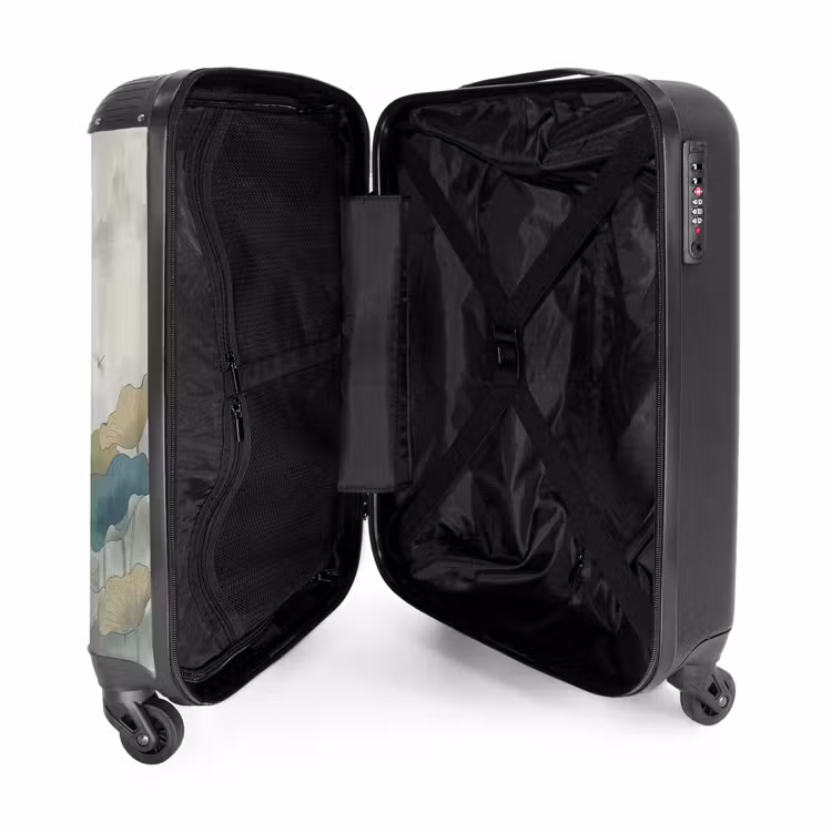 Valise - Lotus - Fleurs - Vert — 5