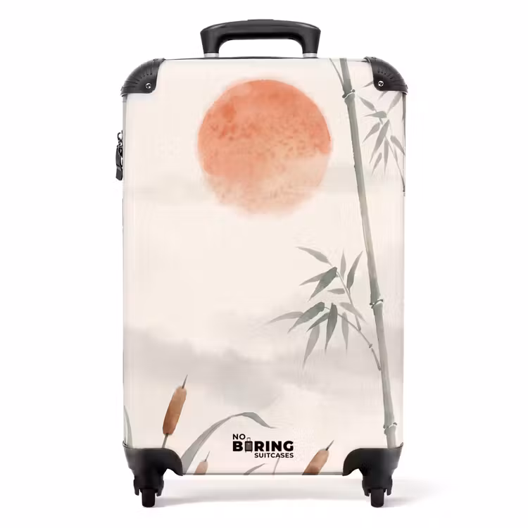 Valise - Minimaliste - Bambou - Vert — 1