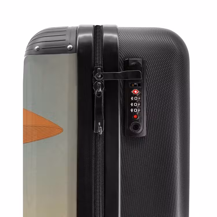Valise - Minimaliste - Silhouette - Orange — 6