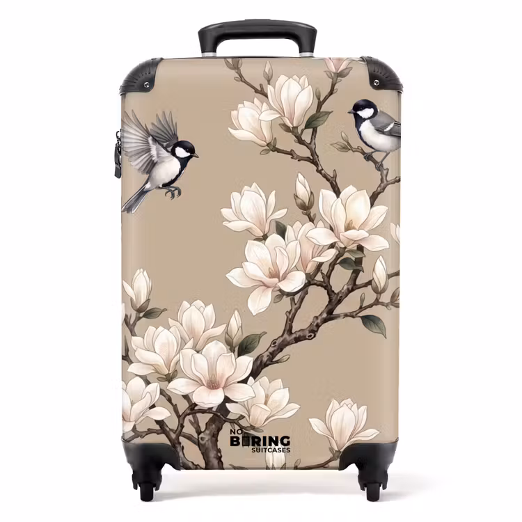 Valise - Orientale - Oiseaux - Beige — 1