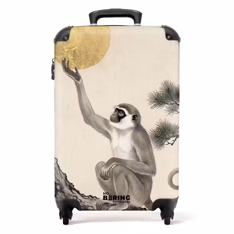 Valise - Singe - Lune - Or — 1