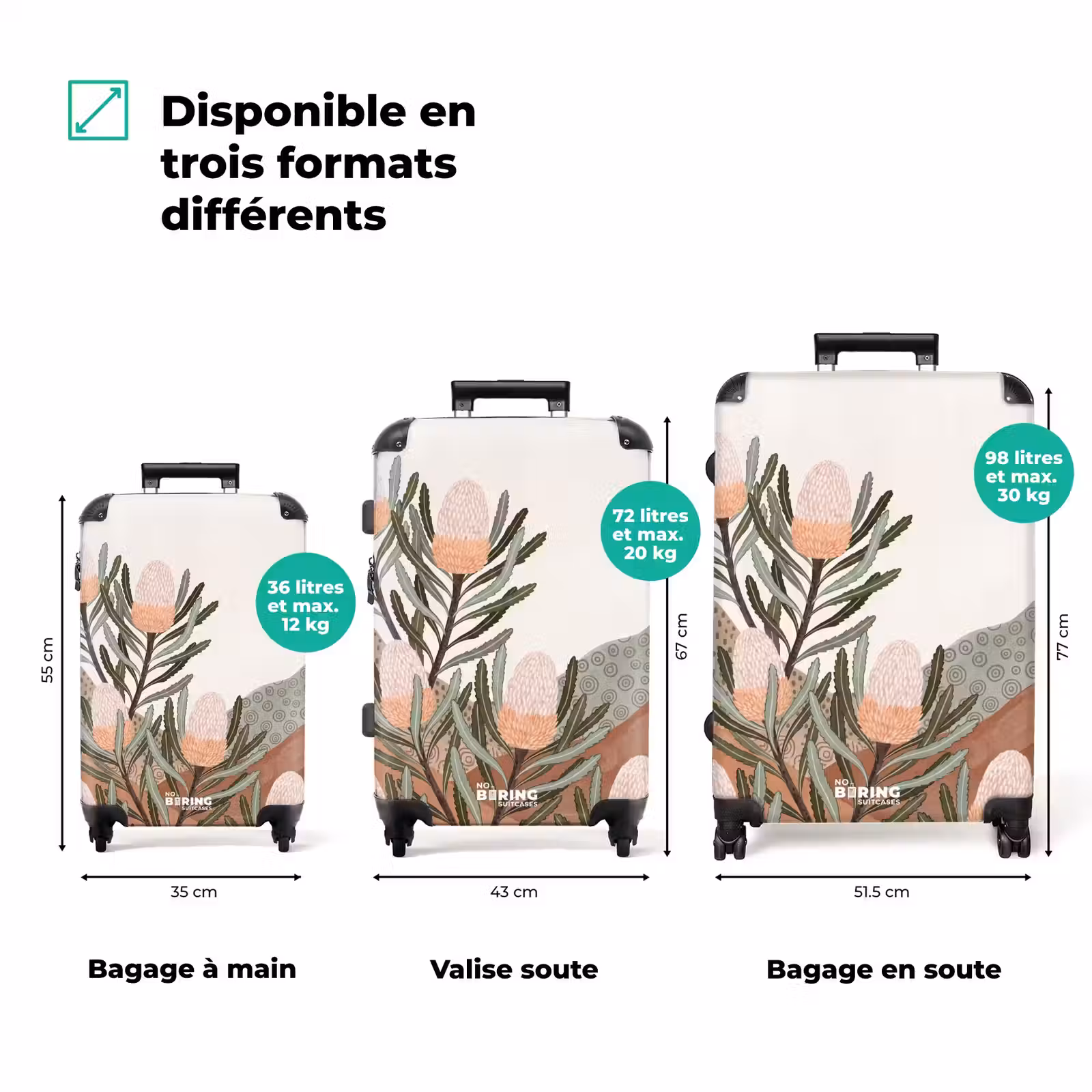 Valise - Moderne - Collines - Terre cuite — 1