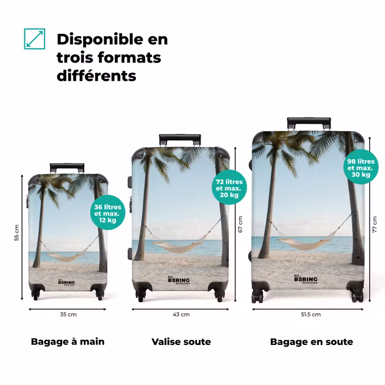 Valise - Hamac - Plage - Blanc — 1
