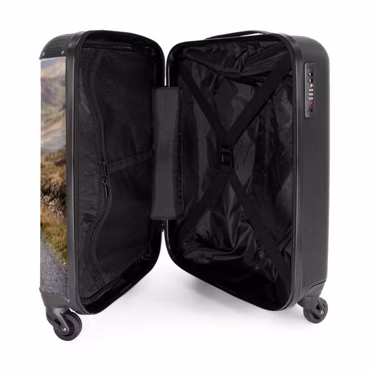 Valise - Highlanders écossais - Route - Paysage - Troupeau — 5