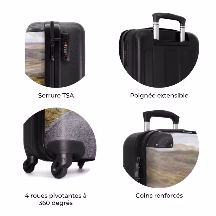 Valise - Highlanders écossais - Route - Paysage - Troupeau — 8
