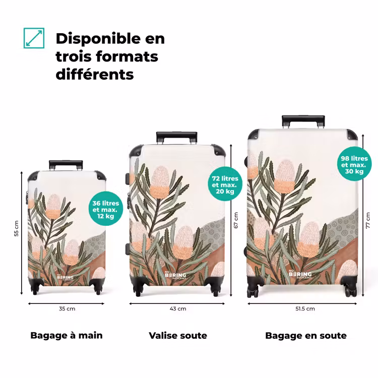 Valise - Moderne - Collines - Terre cuite — 1
