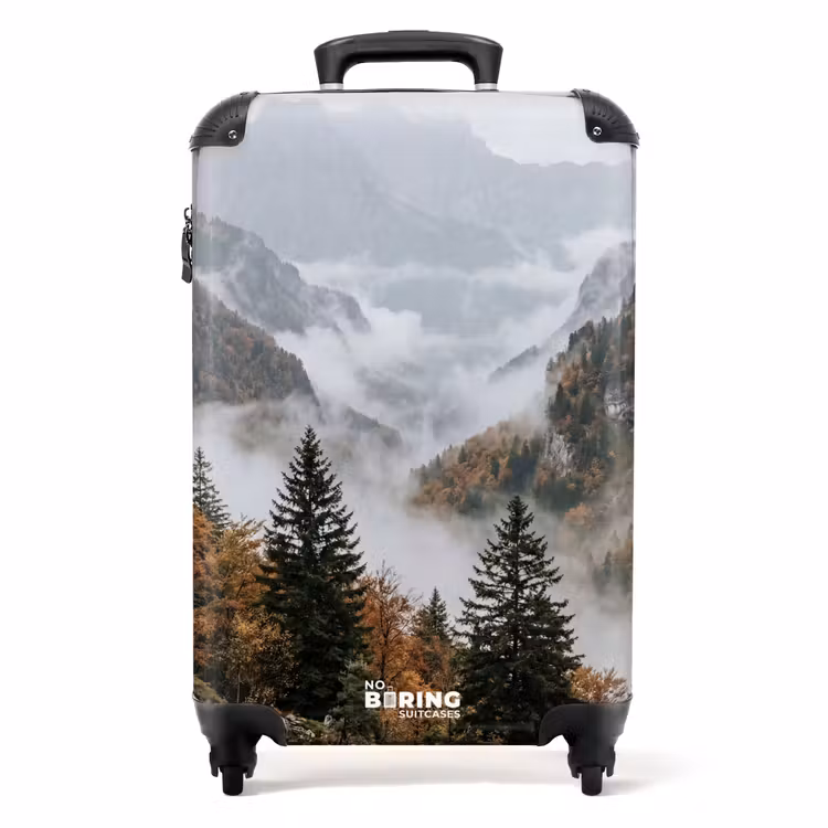 Valise - Montagnes - Vallée - Brouillard - Automne - Nature — 1