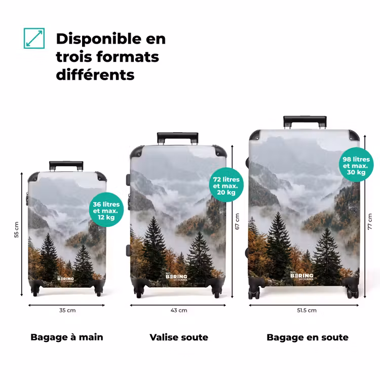 Valise - Montagnes - Vallée - Brouillard - Automne - Nature — 3