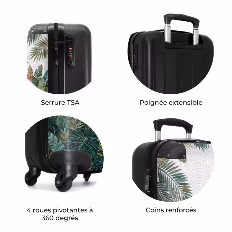Valise - Nature - Feuilles - Abstrait - Vert - Oiseau — 8