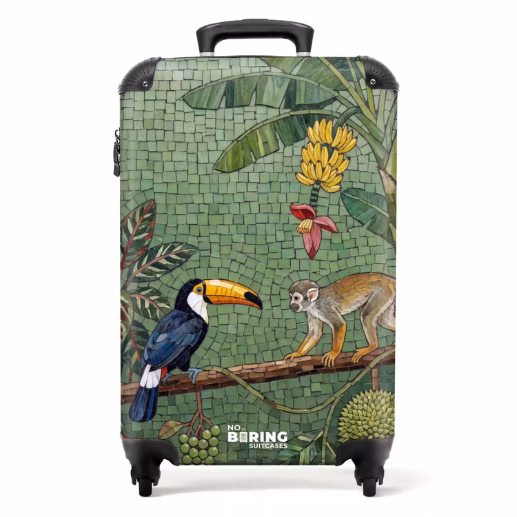 Valise - Oiseau - Animal - Jungle - Mosaïque - Nature — 1