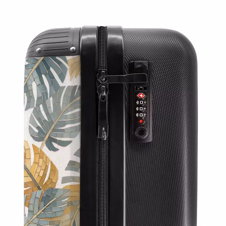 Valise - Oiseau - Branche - Nature - Mosaïque - Bleu — 6