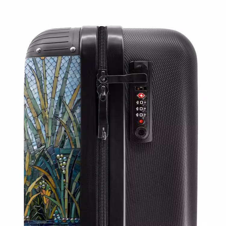 Valise - Oiseau - Eau - Nature - Abstrait - Bleu — 6