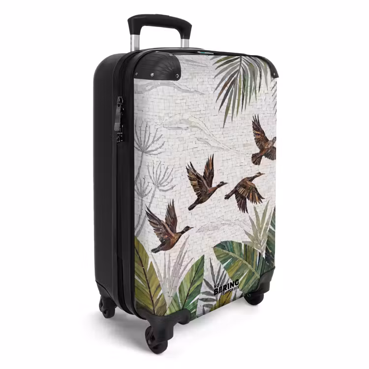 Valise - Oiseau - En vol - Tropical - Mosaïque - Vert — 2