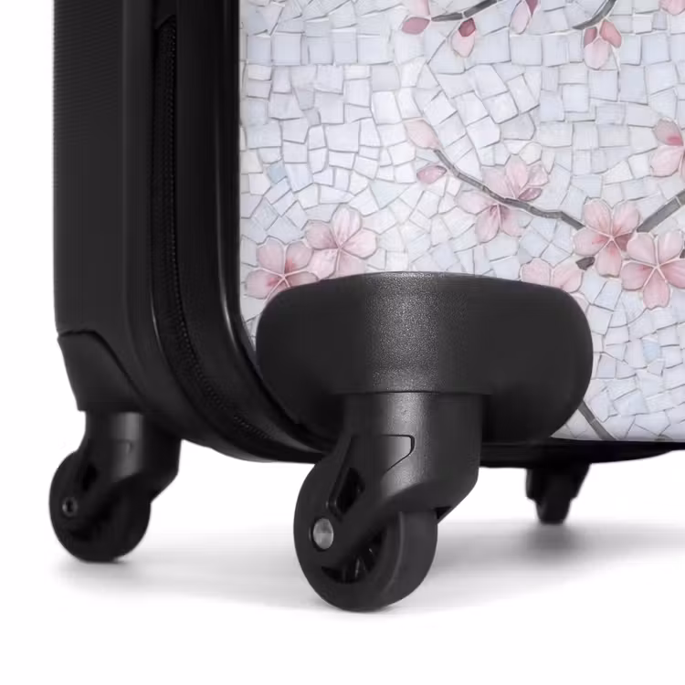 Valise - Oiseau - Fleurs - Nature - Mosaïque - Rose — 7