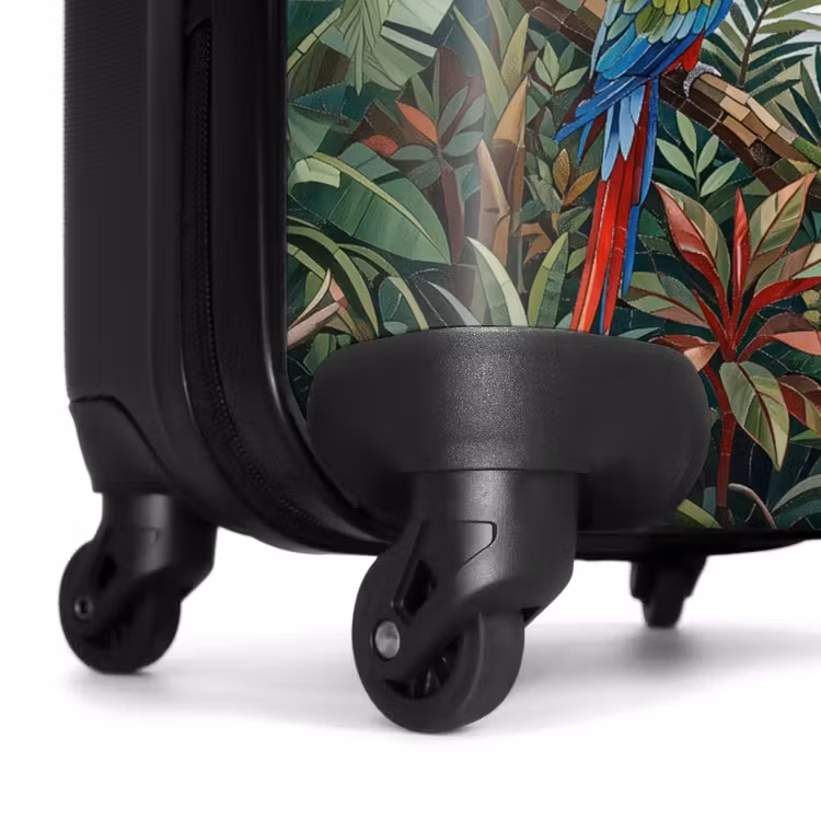 Valise - Oiseau - Jungle - Nature - Mosaïque - Vert — 7