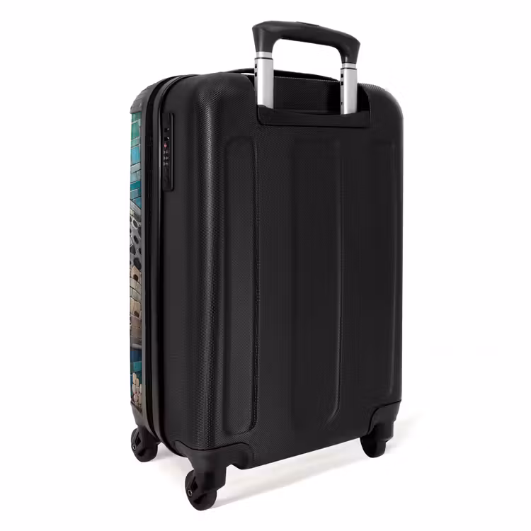 Valise - Phoque - Mosaïque - Sous-marin - Animaux - Bleu — 4