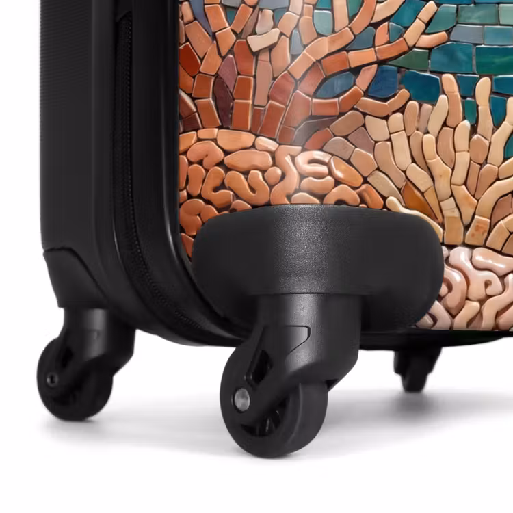 Valise - Phoque - Mosaïque - Sous-marin - Animaux - Bleu — 7