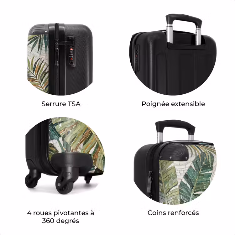 Valise - Plantes - Tropicales - Mosaïque - Nature - Vert — 8