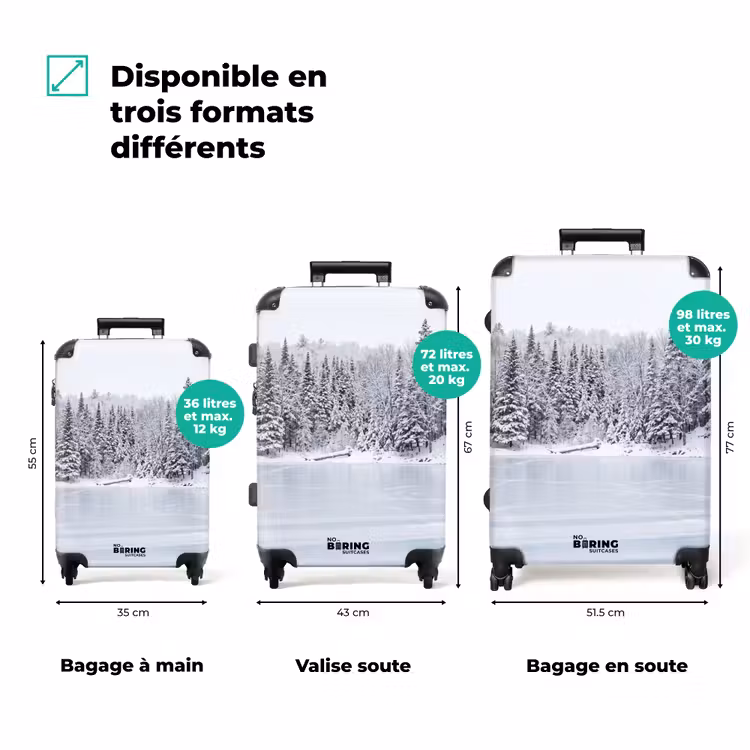 Valise - Plus - Pins - Glace - Hiver - Apaisant — 3