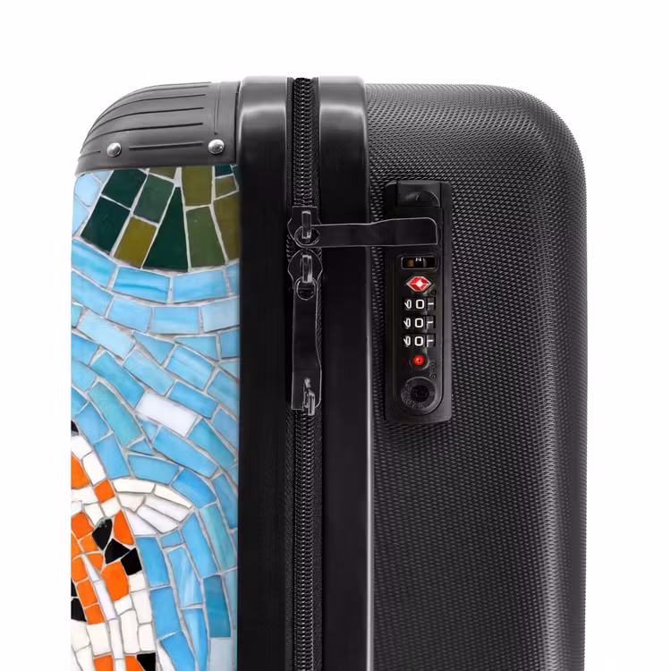 Valise - Poisson - Eau - Nature - Mosaïque - Bleu — 6