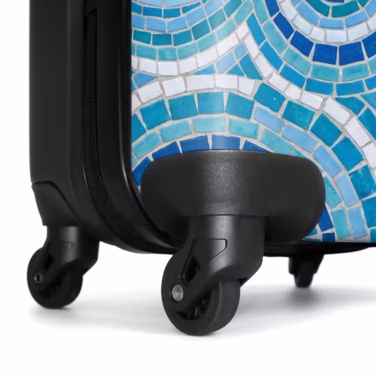 Valise - Poisson - Mosaïque - Eau - Décoratif - Bleu — 7