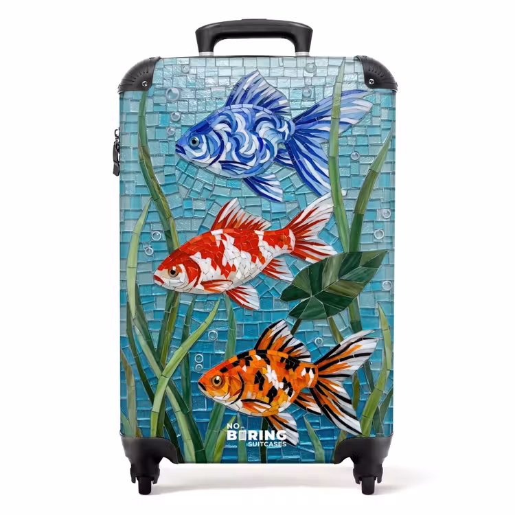 Valise - Poisson - Mosaïque - Sous-marin - Coloré - Animaux — 1
