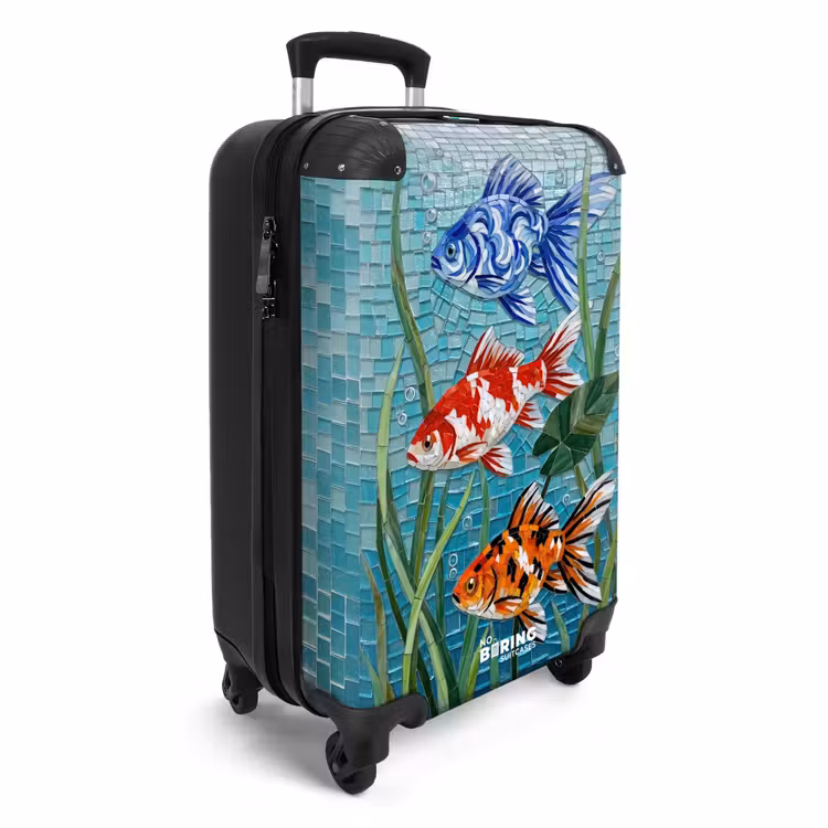 Valise - Poisson - Mosaïque - Sous-marin - Coloré - Animaux — 2