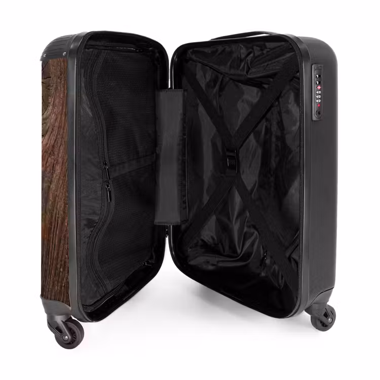 Valise - Veine du bois - Texture - Motif - Marron - Rustique — 5