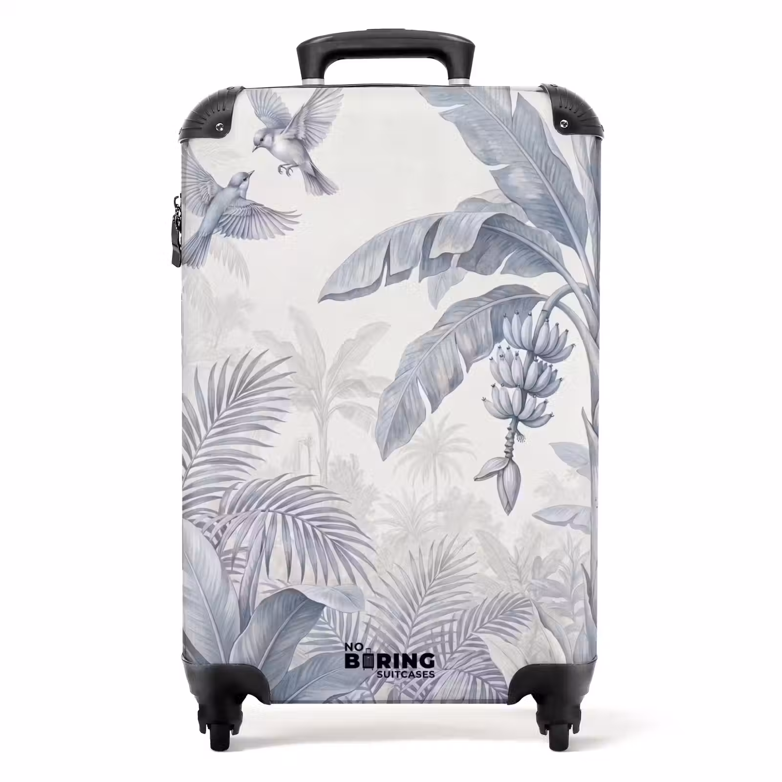 Valise - Nature - Oiseau - Jungle - Illustration - Bleu — 1