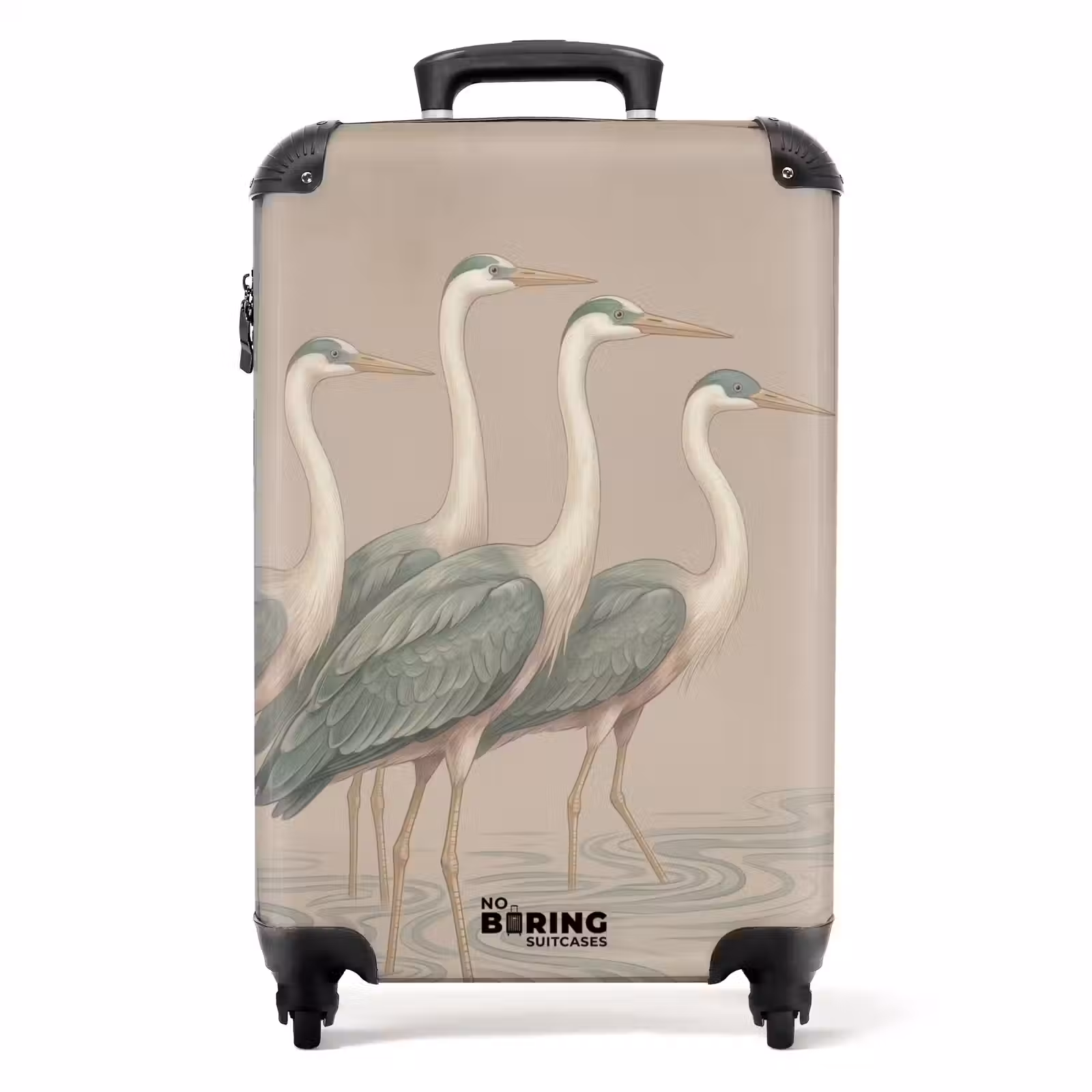 Valise - Oiseau - Eau - Nature - Vintage — 1