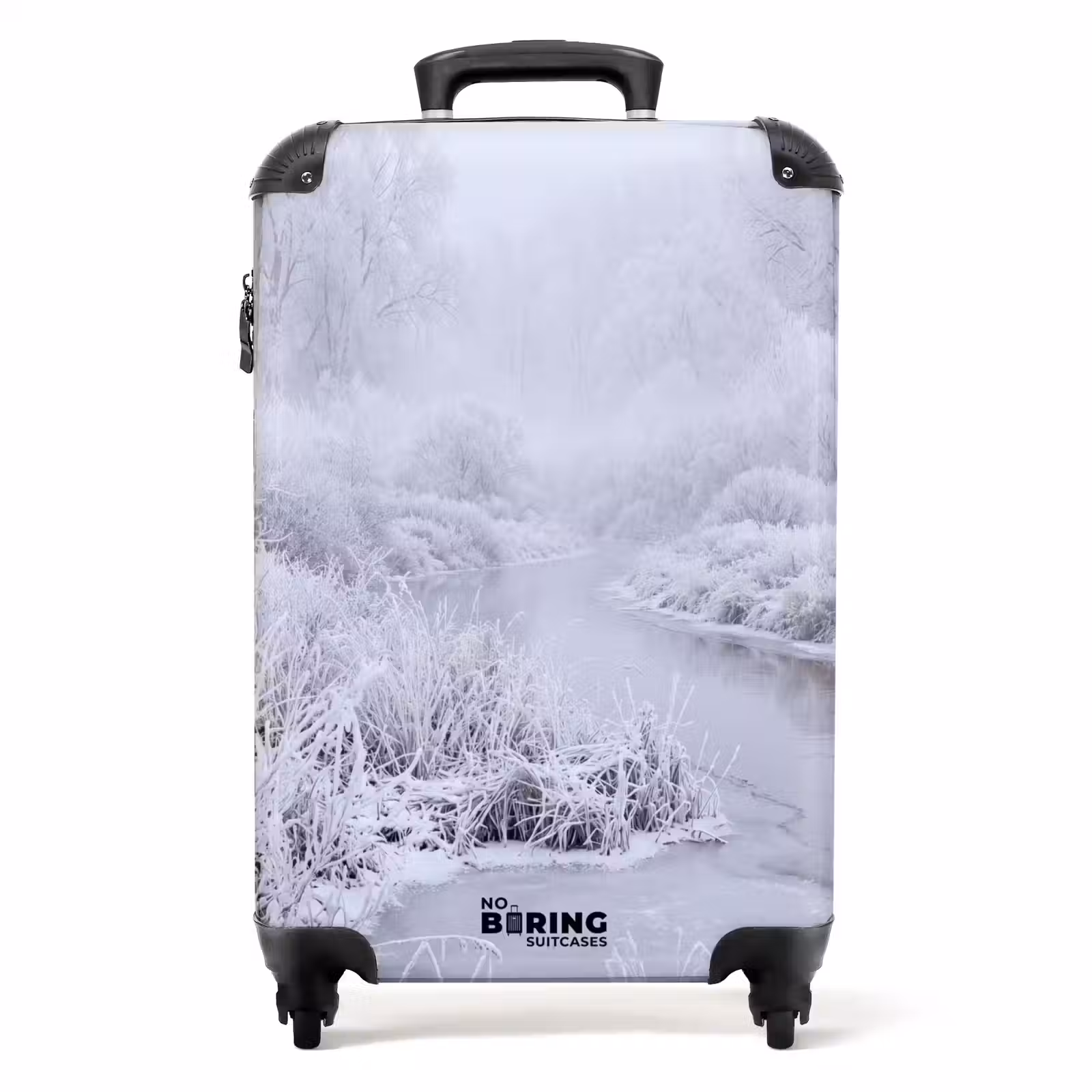 Valise - Rivière - Neige - Forêt - Hiver - Pittoresque — 1