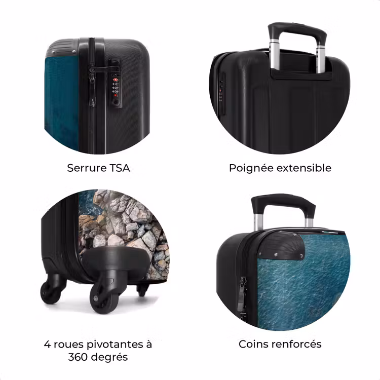 Valise - Mer - Littoral - Nature - Abstrait - Bleu — 8