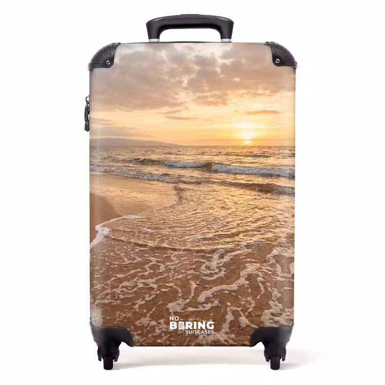 Valise - Mer - Littoral - Nuages - Paysage - Orange — 1