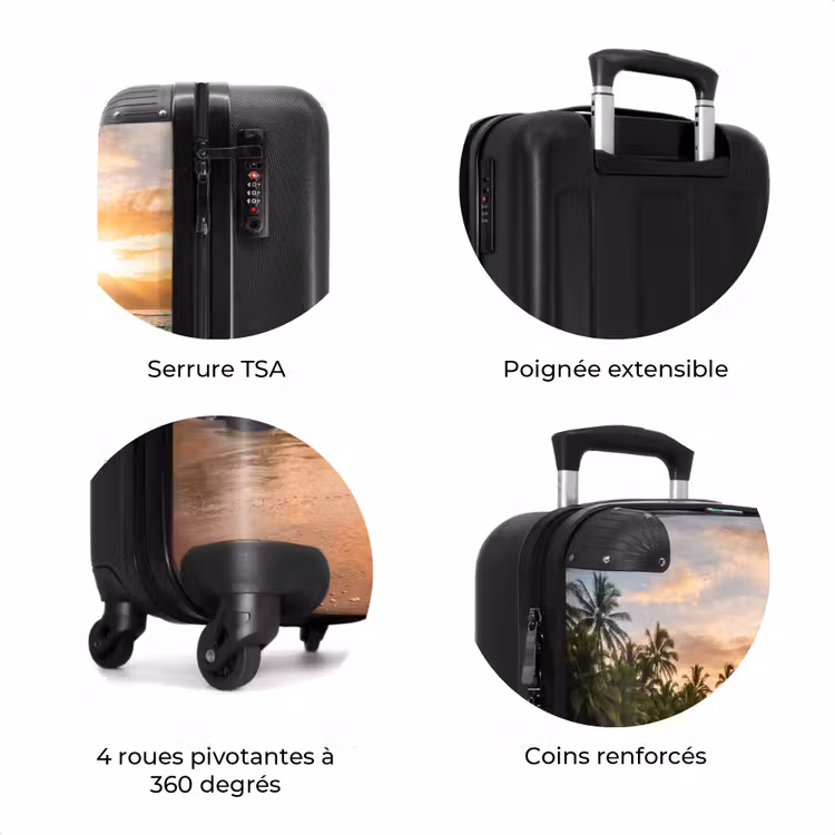 Valise - Mer - Montagne - Paysage - Tropical - Or — 8