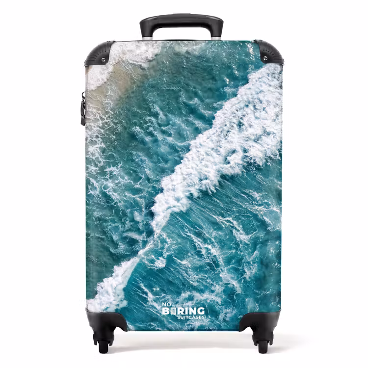 Valise - Mer - Plage - Vagues - Nature - Bleu — 1